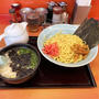 ホタテ塩とんこつつけ麺を啜る 〜海苔5枚・黒ばら海苔・紅生姜・山岡家〜