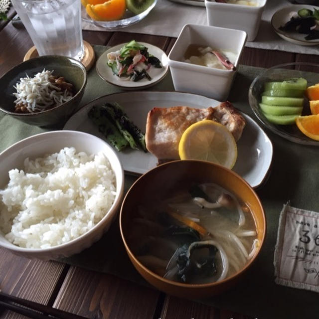 朝ごはんとお弁当♪…贅沢な休日を過ごしました♡