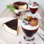 Autumn dessert plate(バスクチーズケーキ、秋色ゼリー）。。。