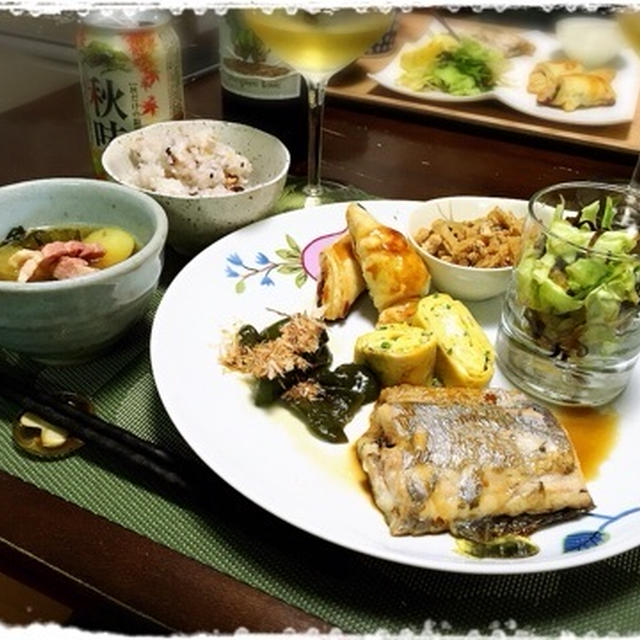 久々太刀魚とかお野菜不足とか。