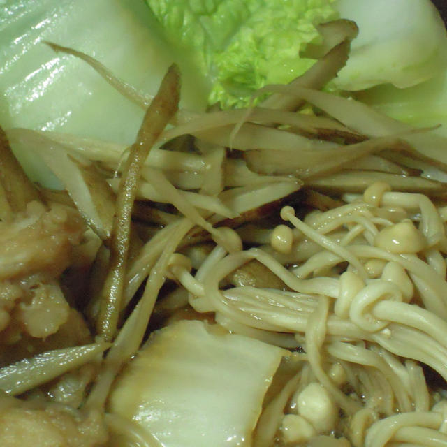 はもの骨鍋・すき焼き風