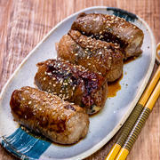 ポイントは小さめににぎる「肉巻きおにぎり」&「最近の食卓は・・・」