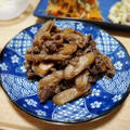 【家ごはん】 安～っい牛肉でしぐれ煮♪　[レシピ] 豆苗と人参の中華風しりしり / 牛肉のしぐれ煮