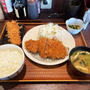 熟成黒豚ロースかつ定食にいかフライを追加して食べる 〜かつ庵〜