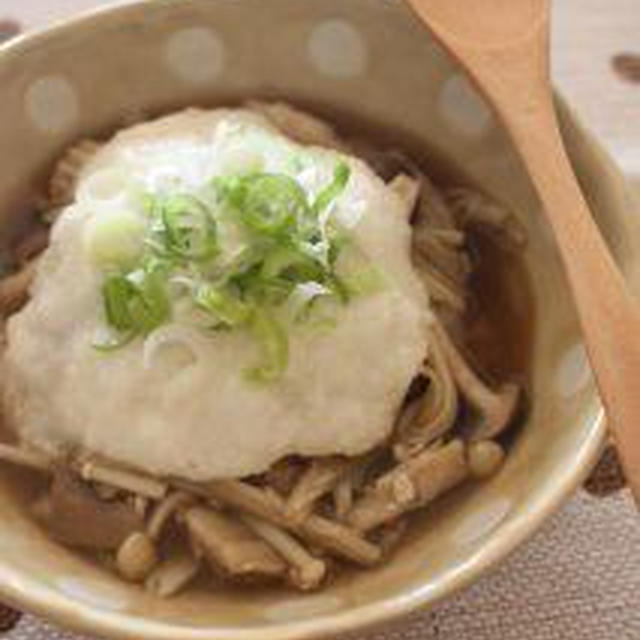 とろろでトロ?リ♪きのこのさっと煮