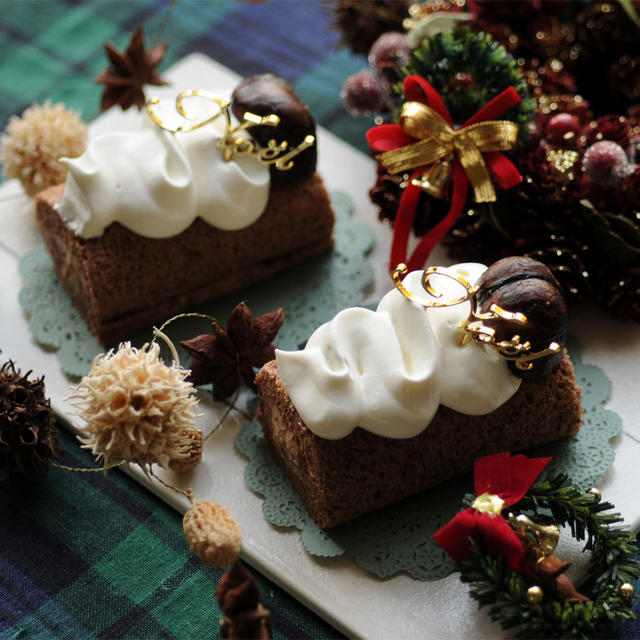 クリスマスケーキ　（チョコロール）
