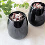 スイーツカップで手作りスイーツを♪『抹茶みるくプリンのもち麦小豆ソース』