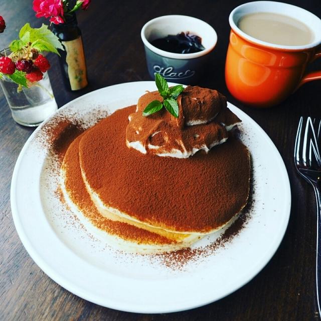 残りのチーズクリームで至福のティラミスパンケーキ♪とペコリ本❤