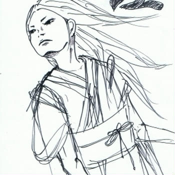 江を描いてみた