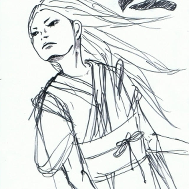 江を描いてみた