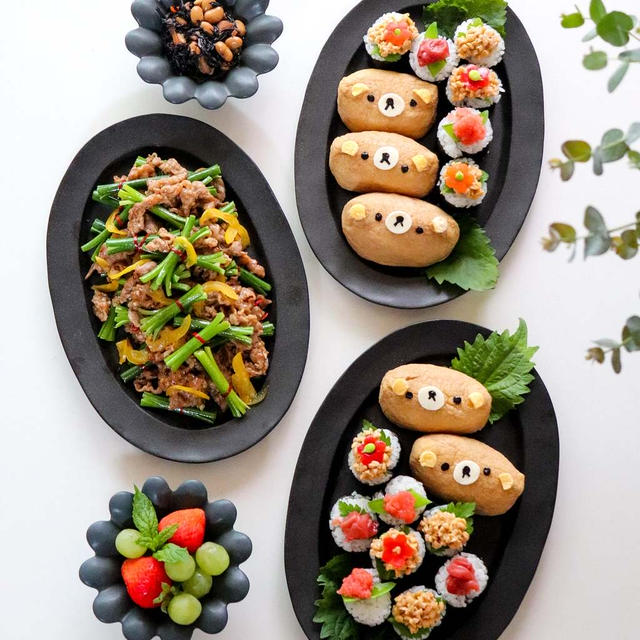 ニンニクの芽でかわいいリボンが作れます