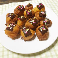 あったかいチョコドーナツボール♪