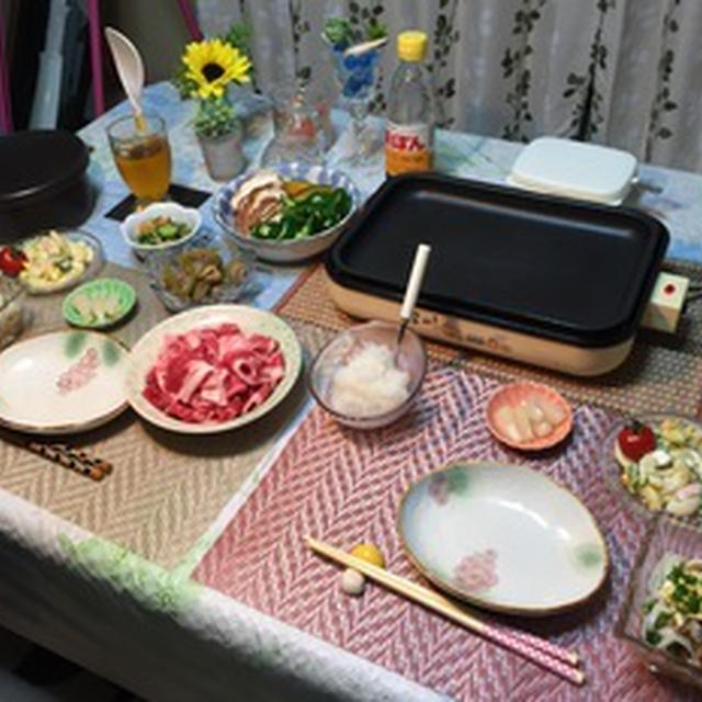 牛肉と野菜のバター焼きおろしポン酢