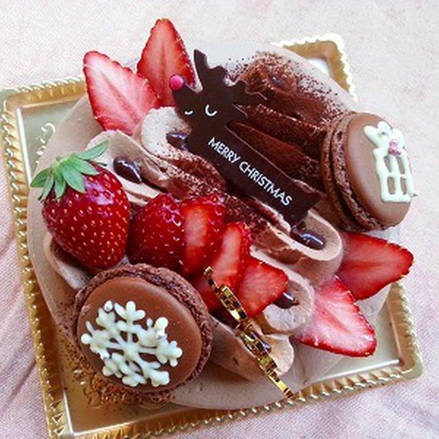 クリスマス★チョコバナナケーキ２種類と、ふわふわスポンジとクリスマスケーキグッツのご紹介