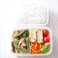 お弁当（真夜中制作）『あっためなくてもよい豚しゃぶリメイク』