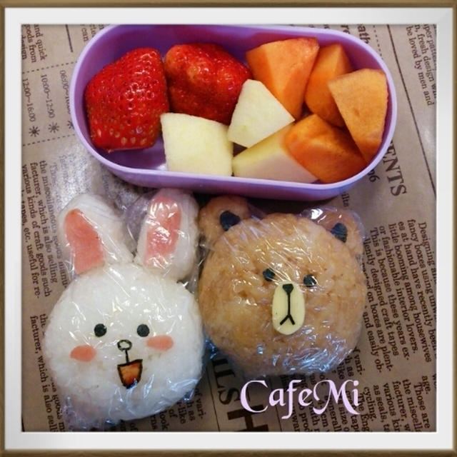 ＬＩＮＥブラウン＆コニーのお弁当☆