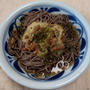 冷たい納豆そばで昼ごはん