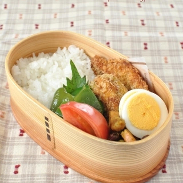 アジフライ＆コロッケ弁当