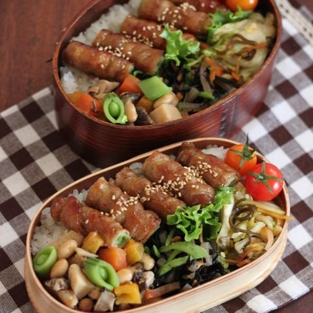 桜便り✿今日のbento＆昨日の晩ご飯♪