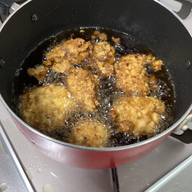 豆腐も唐揚げにしています！