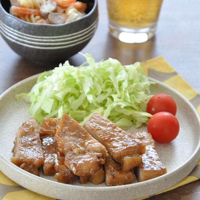 ガッツリ食べたい！「トンテキ」献立/食費節約/おうち居酒屋家飲みレシピ