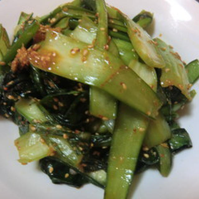 青梗菜のキムチ