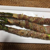 にんにく香るアスパラの豚肉巻♪