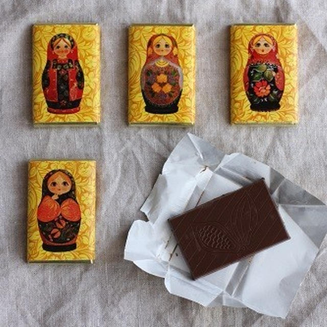ロシアのお土産マトリョーシカチョコ
