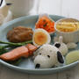 スヌーピーのぬいぐるみおにぎりランチ＊キャラごはん作り方