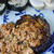茄子のステーキ　　挽肉の甘辛味噌あん*花椒風味