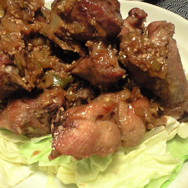 テジカルビクイ　豚スペアリブのネギたれ焼肉