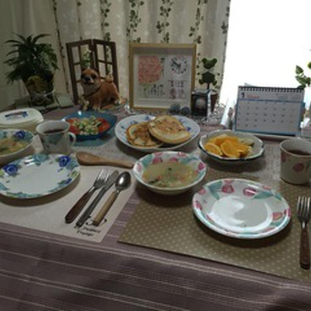 黒豆&レーズン入りホットケーキ