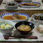 かれいの煮つけで和のお夕飯　たくさんの蕾が・・・＾＾