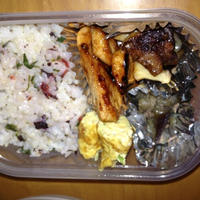 鶏の醤油麹焼きの晩御飯