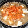 豚キムチ肉豆腐＆サバのカレーソテー
