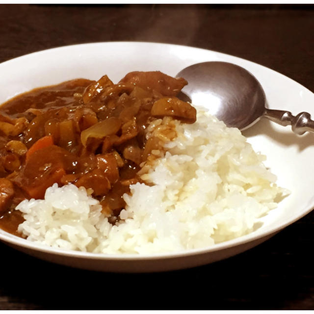 普通のチキンカレー