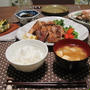 ぶりの竜田揚げの夕食