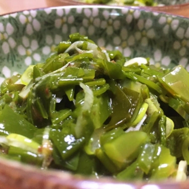 旬の生めかぶをたっぷりの鰹節と＆お土産の水戸納豆・チョコ♪