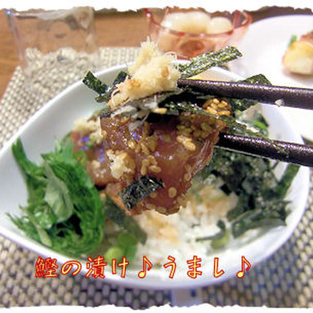 【かつおの混ぜ寿司】♪