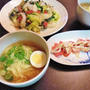 ミニラーメンと野菜のオイスターソース炒め