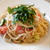 冷たいトマトと新たまねぎのしょうゆパスタ