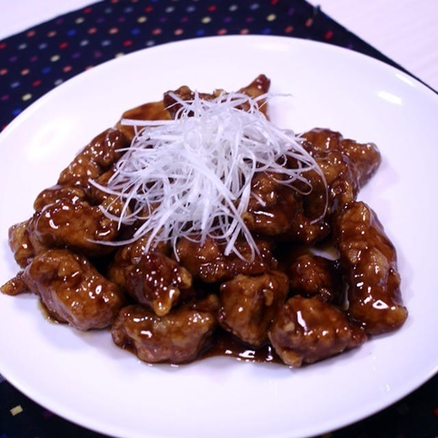 糖醋肉塊♪　～北京風の黒酢酢豚～