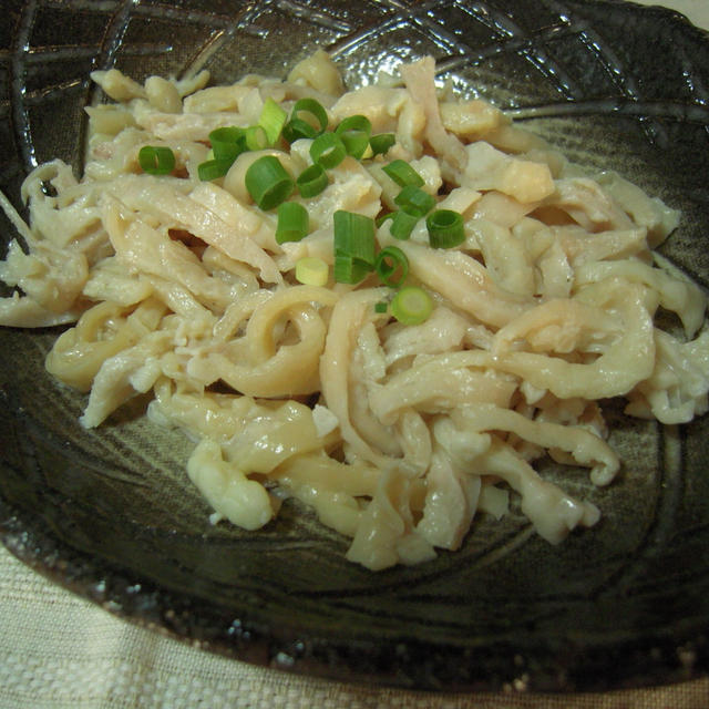 鶏皮と萩焼のフリーカップ