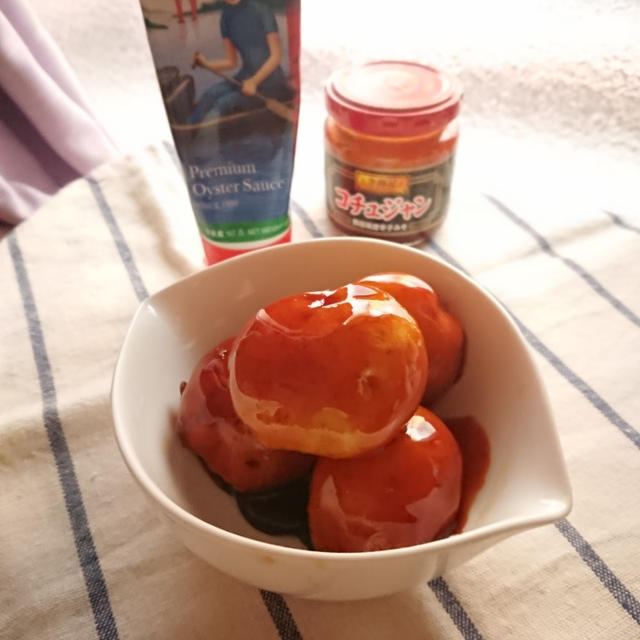 秘密の悪女キッチン：新じゃがの甜麵醬煮込み