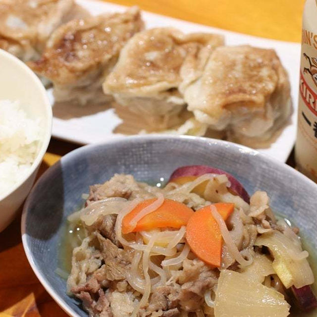 餃子とビールで優勝しよう( *´艸｀)