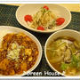 突撃！うちの晩ご飯～麻婆豆腐丼・きのこと玉子の中華スープ