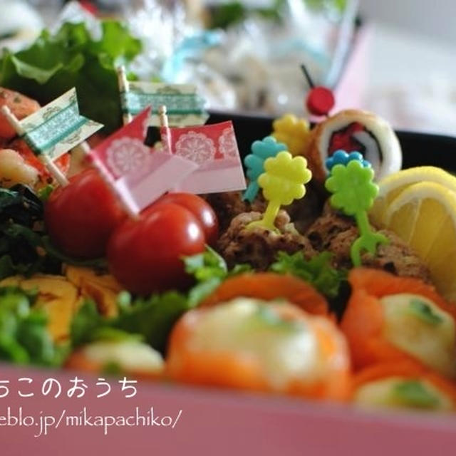 ＊お花見弁当に…ピック色々と、炊き込みご飯＊