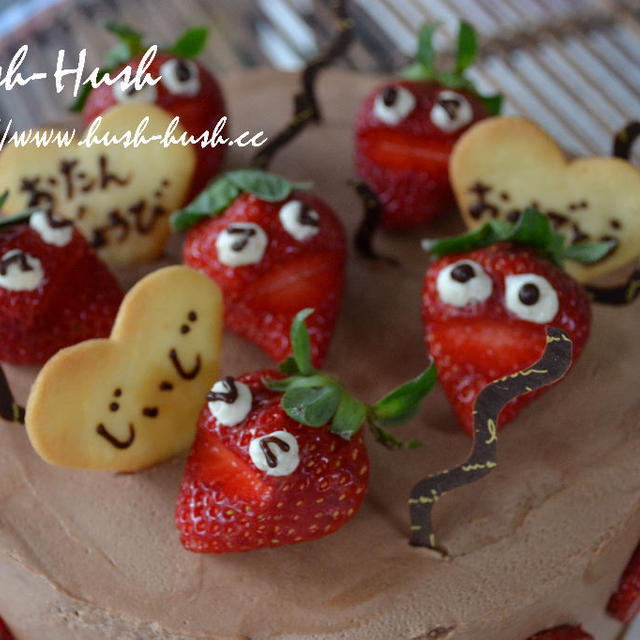 ♪リッチイエローケーキ＆チョコファッジ★卵黄ケーキ★