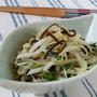 電子レンジで簡単&絶品♪モヤシとかいわれ大根のゴマ塩コンブ蒸し