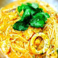 ＃１４　Ocean's bounty  pasta -Tomato cream sauce-